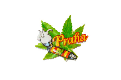 Keramický magnet Cannabis Praha